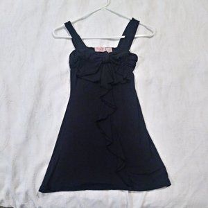 Cherry Stix Girls Bowtie Dress with Ruffled front